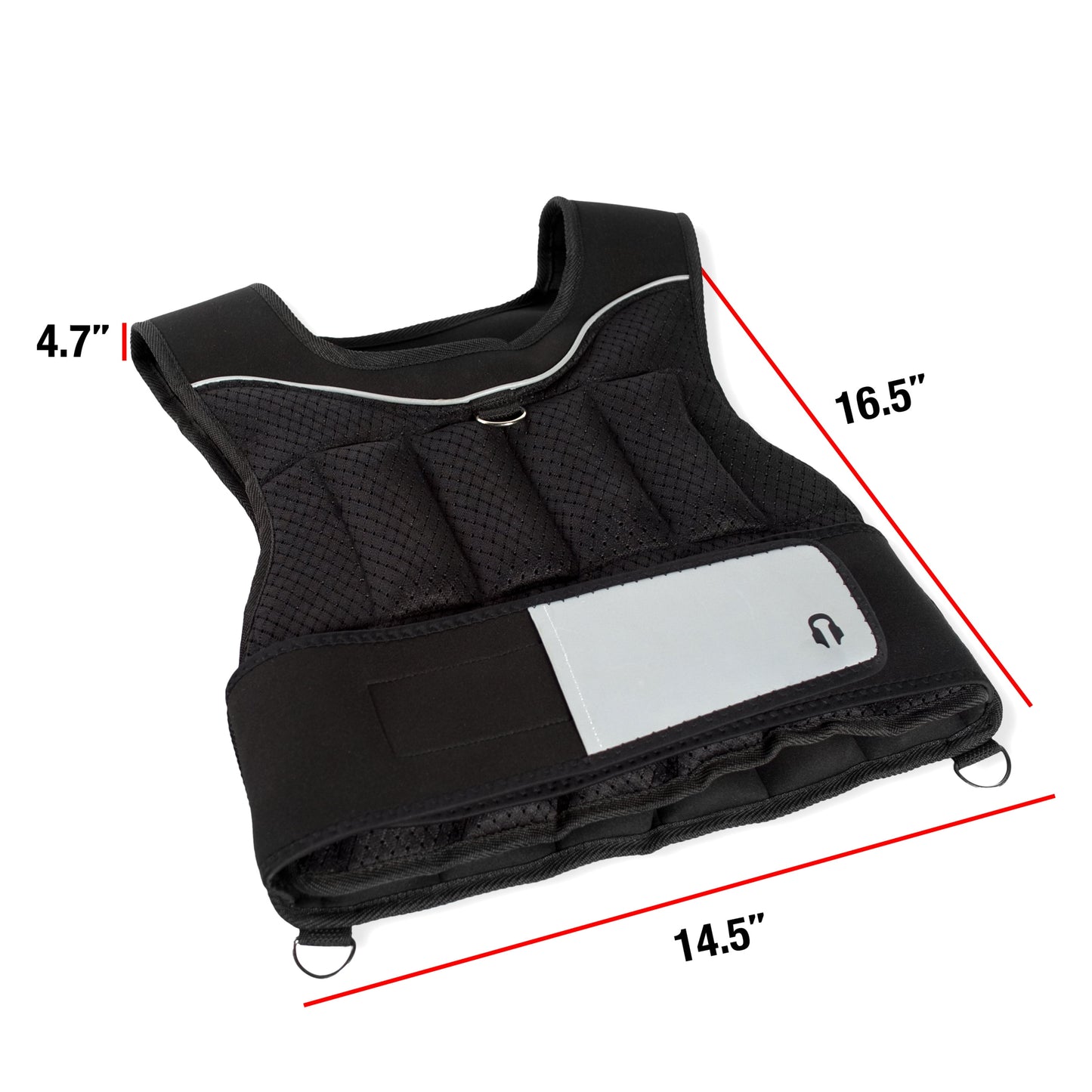 20lb Adjustable Weighted Vest – Training Vest for Cardio, CrossFit, Running & Strength Workouts (Unisex)