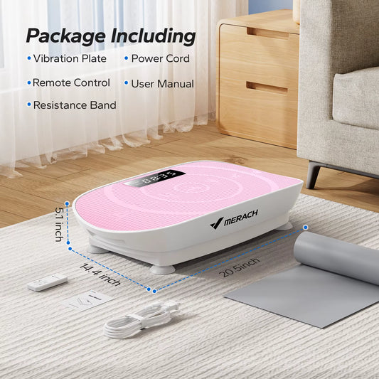 Home Vibration Plate – Bluetooth Fitness Trainer