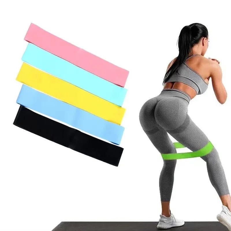 5-Pack Resistance Bands Set – Loop Exercise Bands for Home Workouts, Yoga, Stretching, Physical Therapy & Strength Training