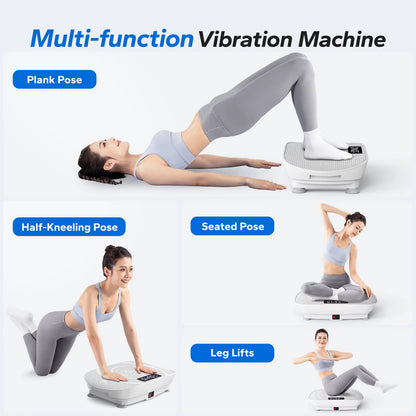 Home Vibration Plate – Bluetooth Fitness Trainer