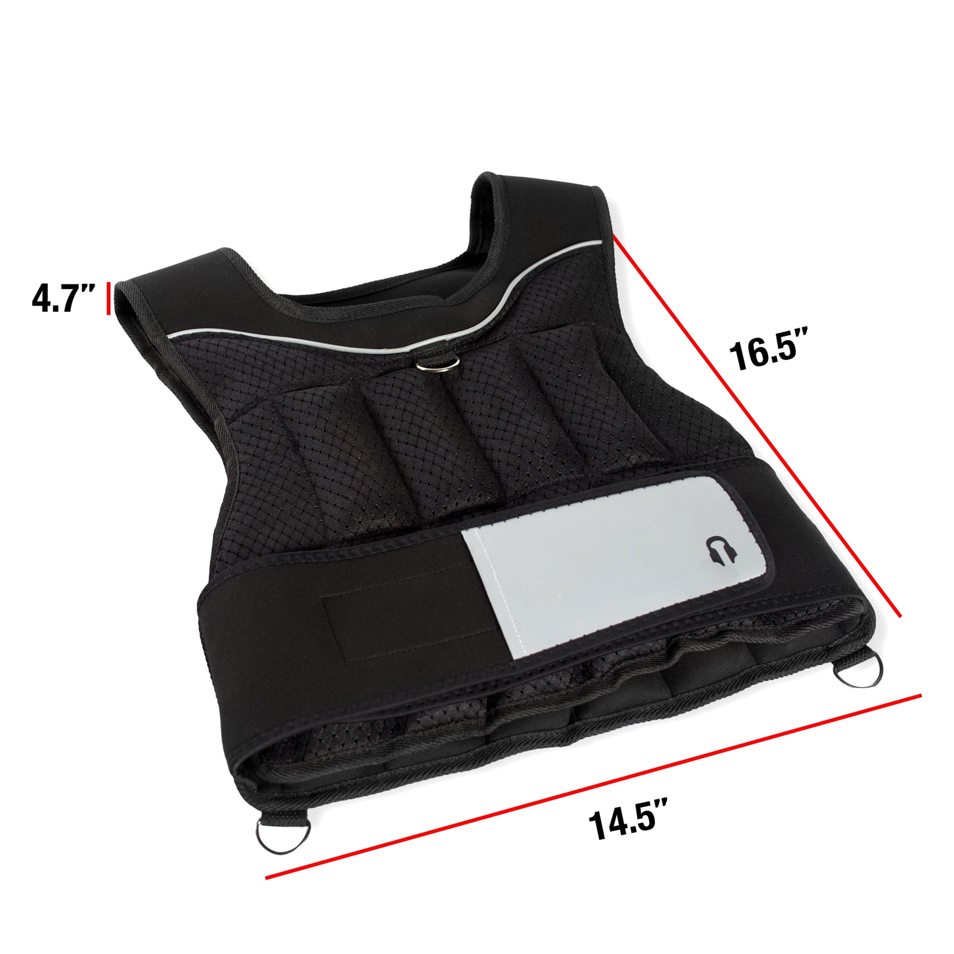 20lb Adjustable Weighted Vest –  Training Vest for Cardio, CrossFit, Running & Strength Workouts (Unisex)